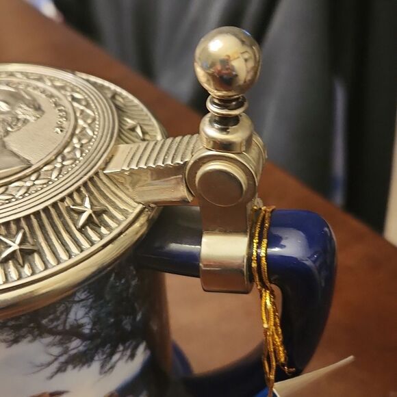 Civil War Tankard by John Paul Strain Robert E Lee Williamsport Crossing NWT - Picture 10 of 11